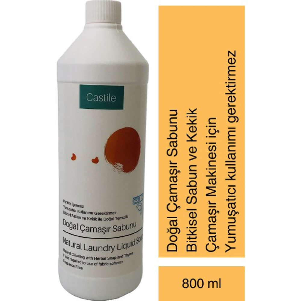 Castile Doğal Çamaşır Sabunu 800 ml Diğer Fiyatı