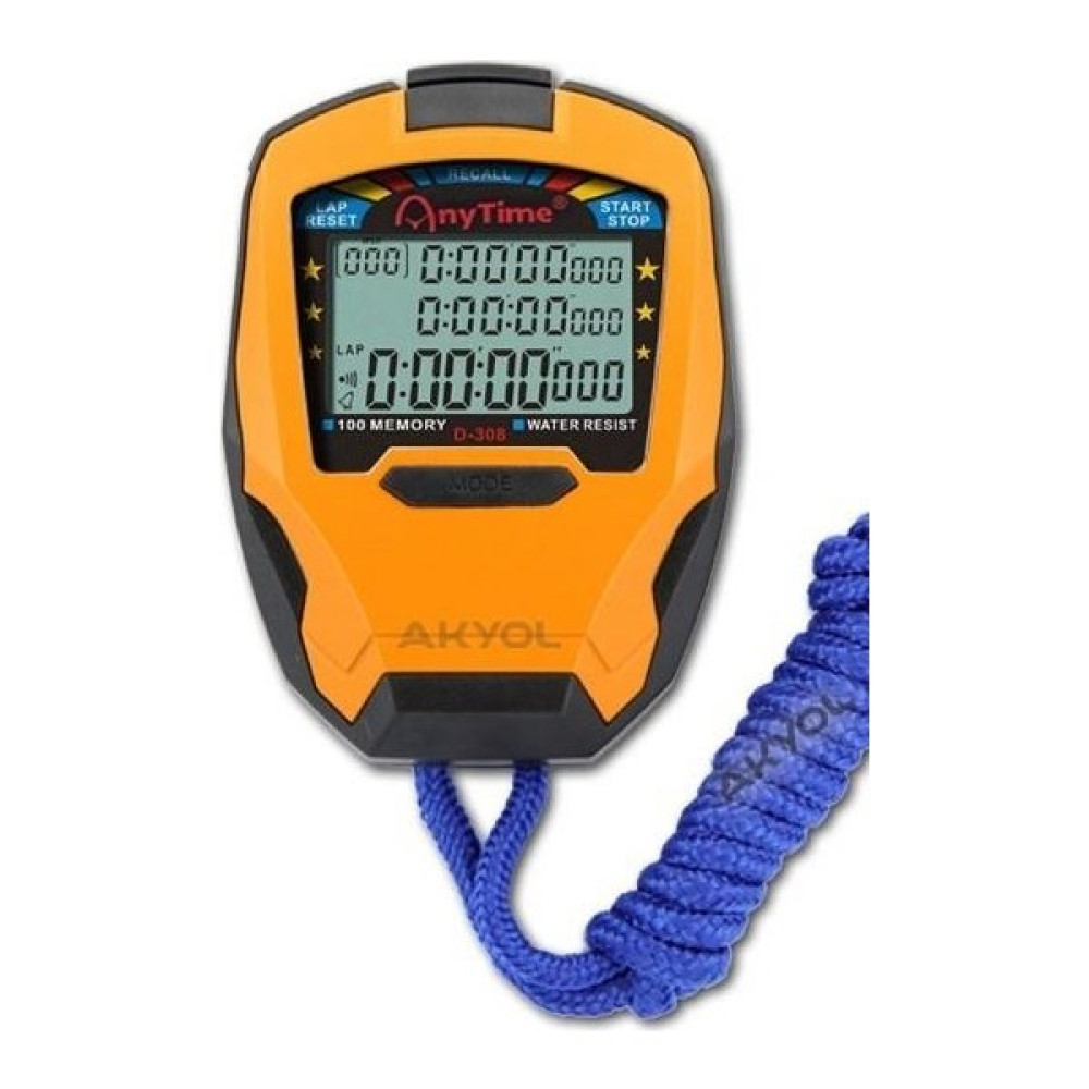 CastimoLab D-308 100 Lap Hafizali 1/1000 Saniye Profesyonel Tip Kronometre Diğer Test ve Ölçüm Cihazları Fiyatı