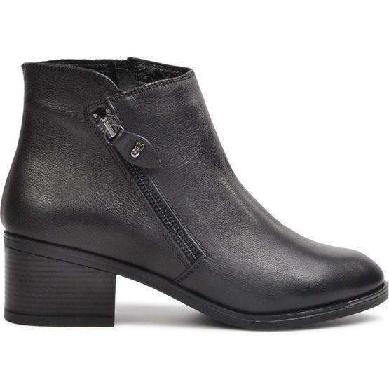 Castle Black 97503-1 Siyah Fermuarlı Kadın Bot