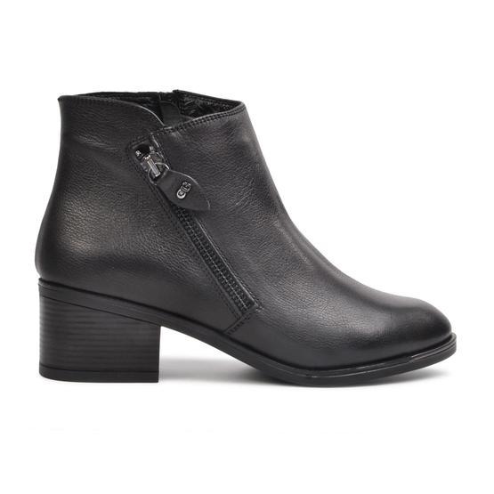 Castle Black 97503-1 Siyah Fermuarlı Kadın Bot