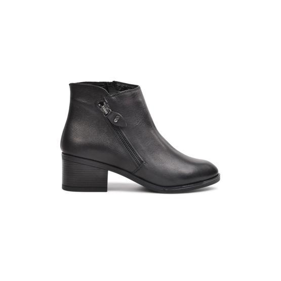 Castle Black 97503-1 Siyah Fermuarlı Kadın Bot