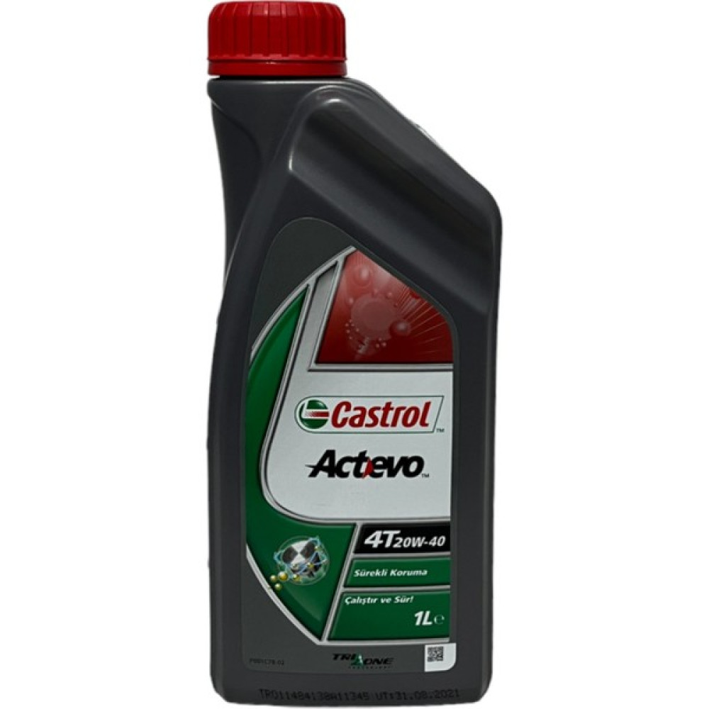 Castrol Actevo 20W-40 4t Motosiklet, 4 Zamanlı Motor Yağı 1 Lt. 2 Adet Motor Yağı Fiyatı