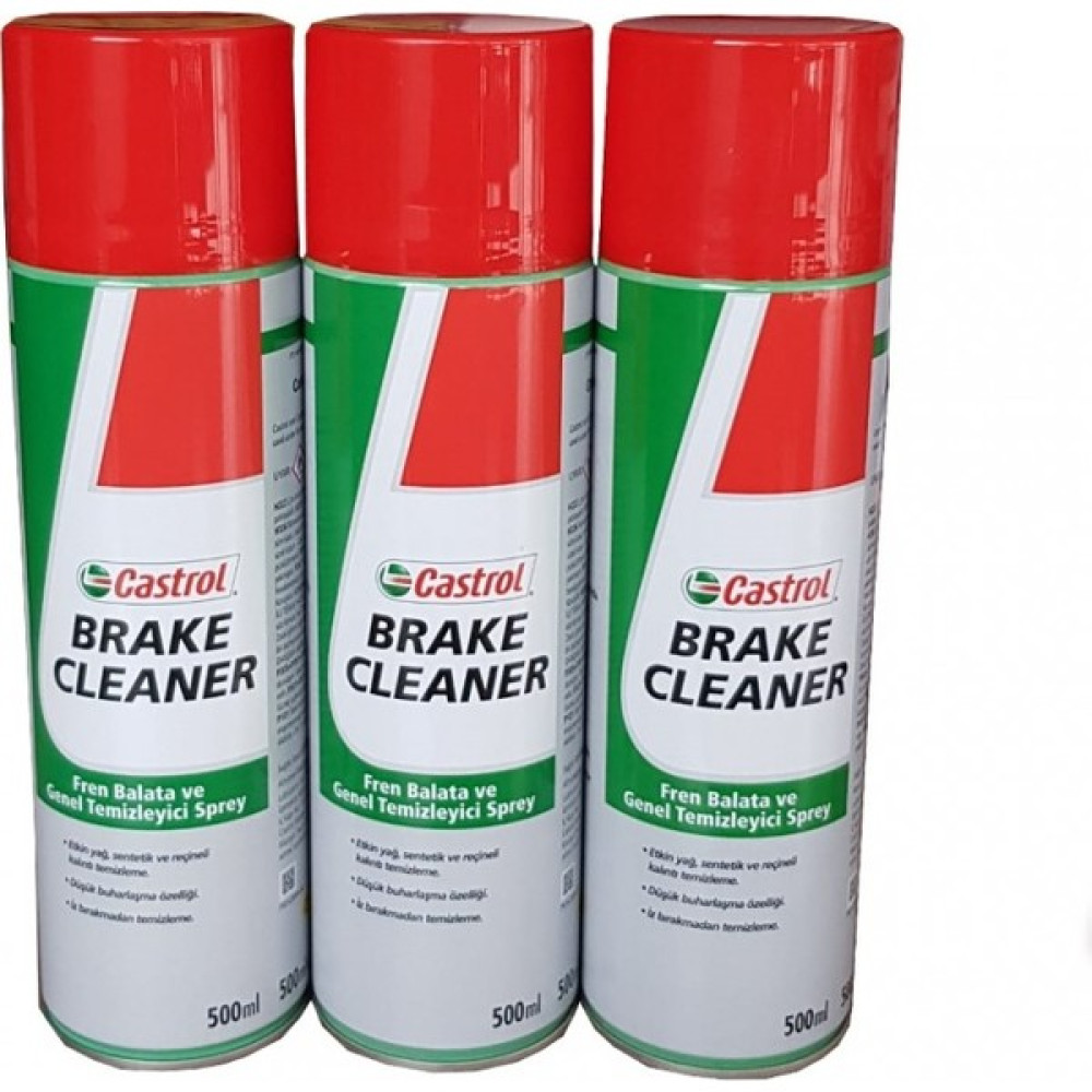 Castrol Brake Cleaner 3'lü Fren Balata Ve Genel Temizleme Spreyi 500 Ml Fren Bakım Spreyi Fiyatı