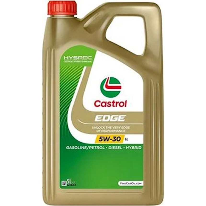 Castrol Edge 5W-30 LL 5 Litre Motor Yağı 5 lt Yüksek Performanslı Viskozite ile Koruma Sağlar Motor Yağı & Katkıları Fiyatı