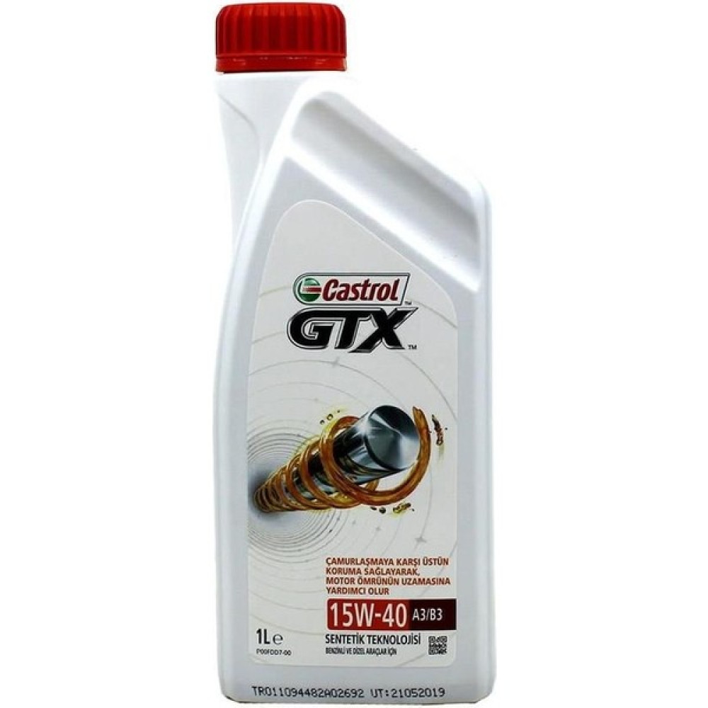 Castrol GTX 15W-40 A3/B3 1 Litre Motor Yağı ( Üretim Yılı: 2022 ) Oto Boyaları Fiyatı