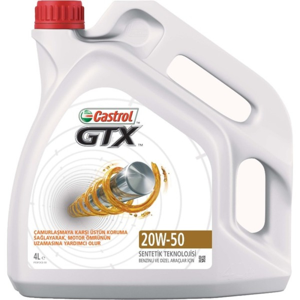 Castrol Gtx 20W-50 Motor Yağı 4 Litre (Üretim Yılı:2022) Motor Yağı Fiyatı
