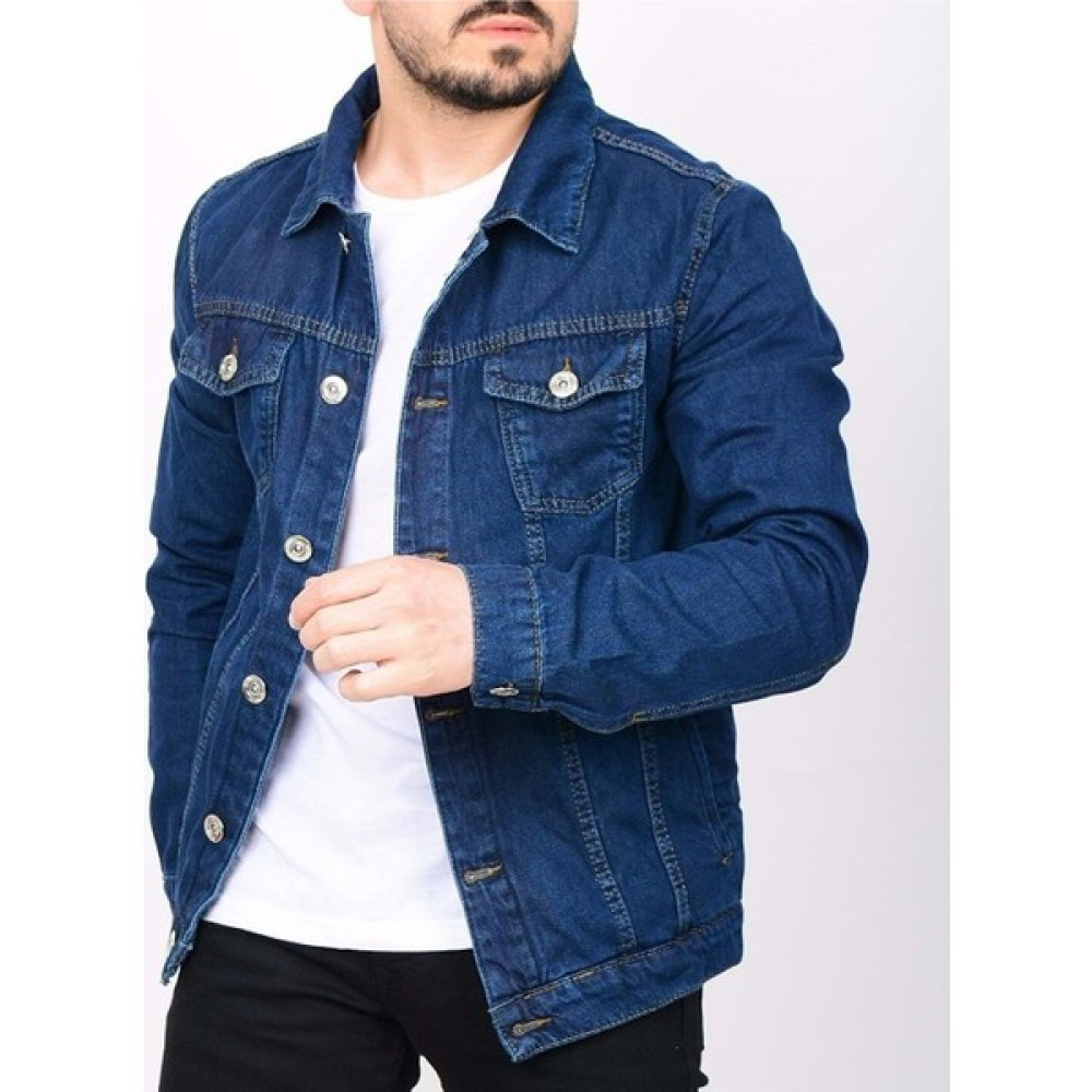 Casual Suit Erkek Lacivert Slim Fit Kot Ceket Erkek Ceket Fiyatı