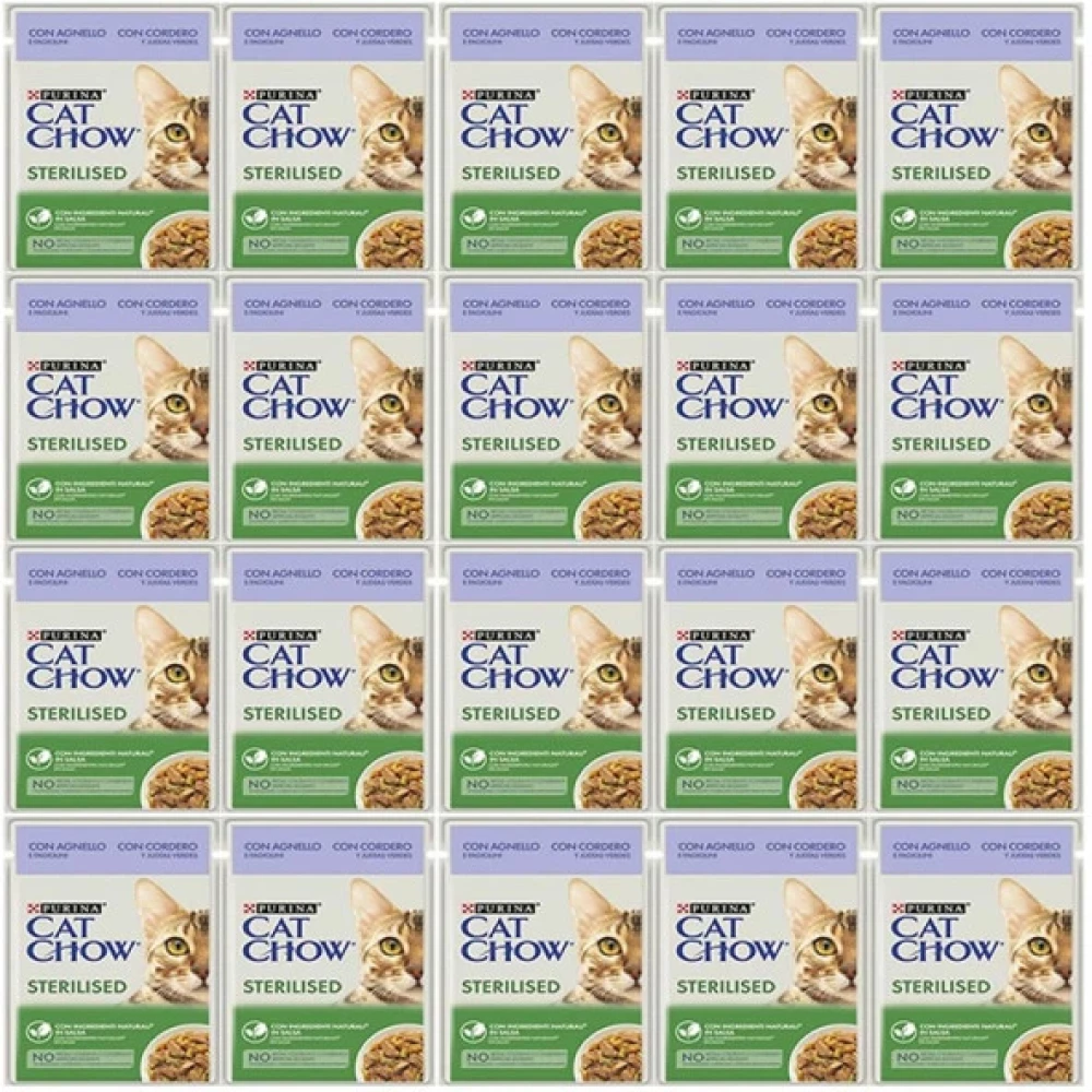 Cat Chow Kuzulu Kısırlaştırılmış Kedi Konserve Maması 85 Gr*20 Adet Evcil Hayvan Ürünleri Fiyatı
