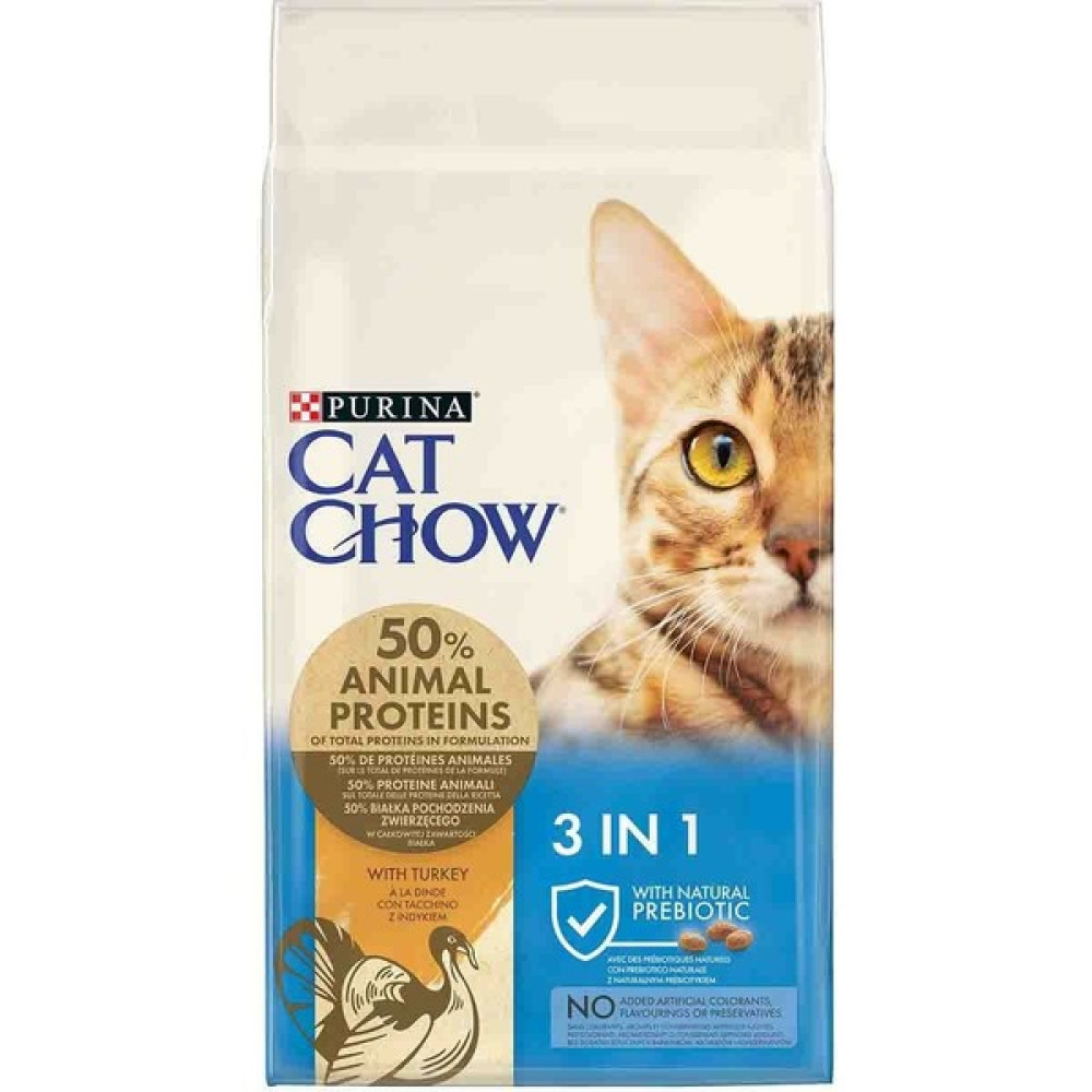 Cat Chow Purina Cat Chow 3ü1 Arada Hindili Yetişkin Kedi Maması 15 kg Evcil Hayvan Ürünleri Fiyatı