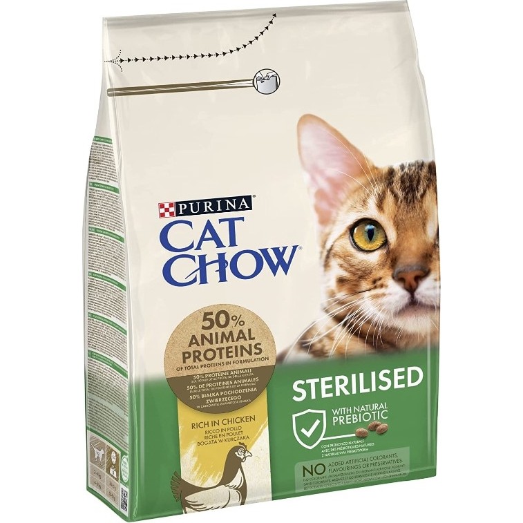 Cat Chow Purina Kısırlaştırılmış Kedi Maması 3 Kg Uzun Miad Evcil Hayvan Ürünleri Fiyatı