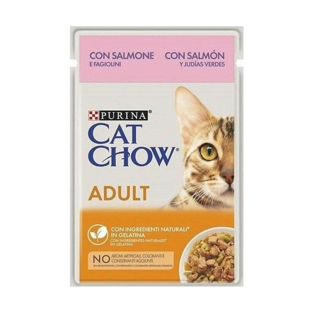 Cat Chow Yetişkin Kedi Somonlu ve Yeşil Fasulyeli Yaş Mama 85 gr Evcil Hayvan Ürünleri Fiyatı