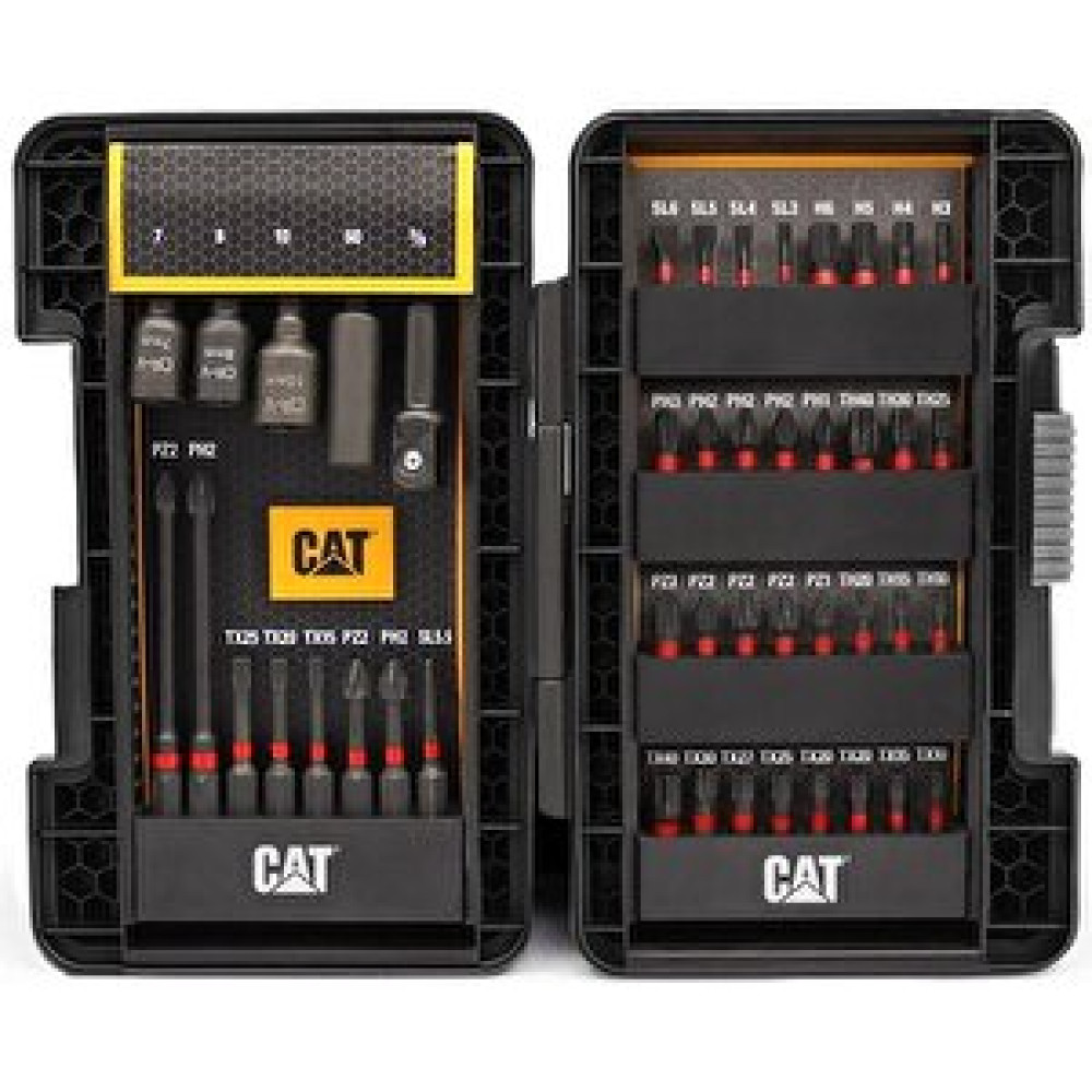 Cat Da01902 45 Parça Manganez Fosfat Alaşımlı Vidalama Uç Seti Matkaplar Fiyatı