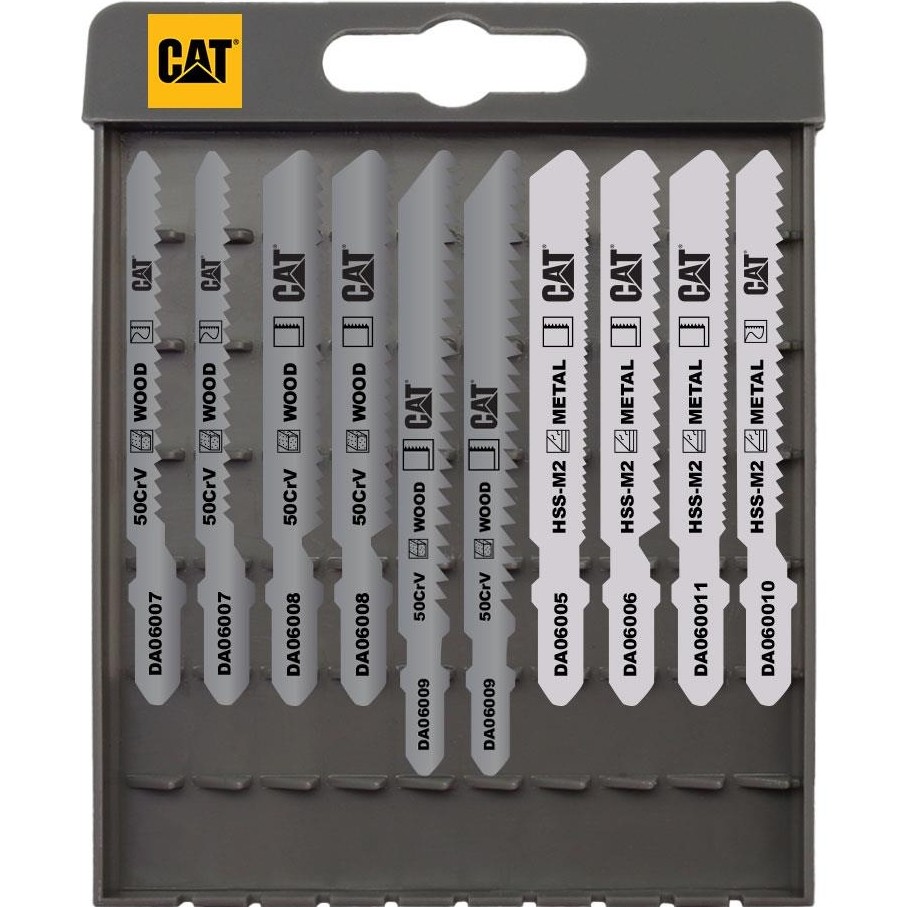 Cat DA06901 10 Parça Profesyonel Metal/ahşap Hassas/kaba Kesim Dekupaj Testere Ucu Diğer Fiyatı