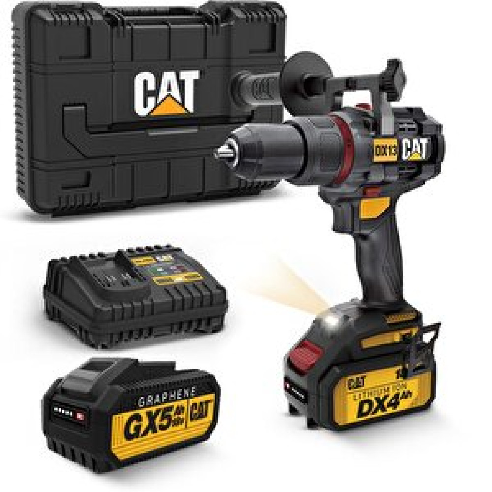 Cat Dx13 18v Pro Kömürsüz Çi̇ft Akülü Şarjli Vi̇dalama Akülü Vidalama Makinesi Fiyatı