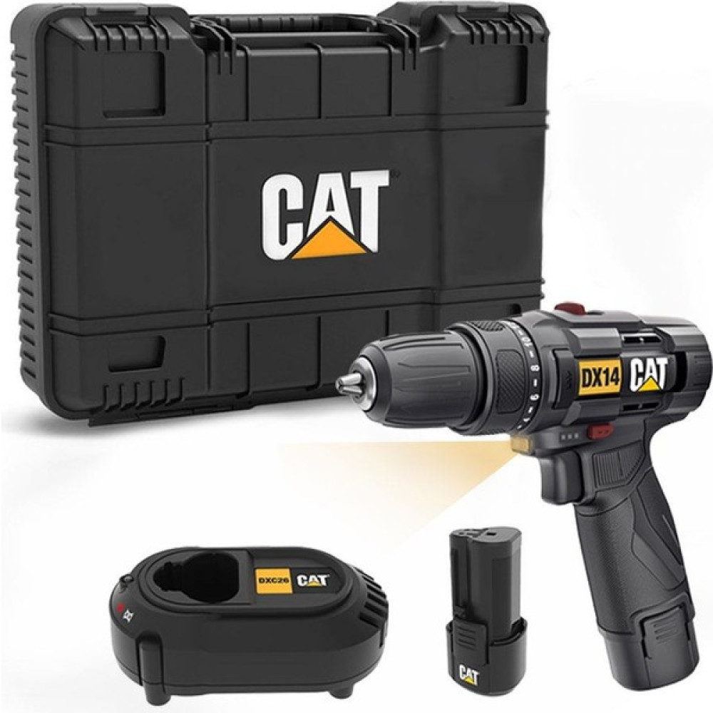 Cat DX14.2 12VOLT/2.0AH Li-Ion Çift Akülü Profesyonel Şarjlı Matkap Oto Boyaları Fiyatı