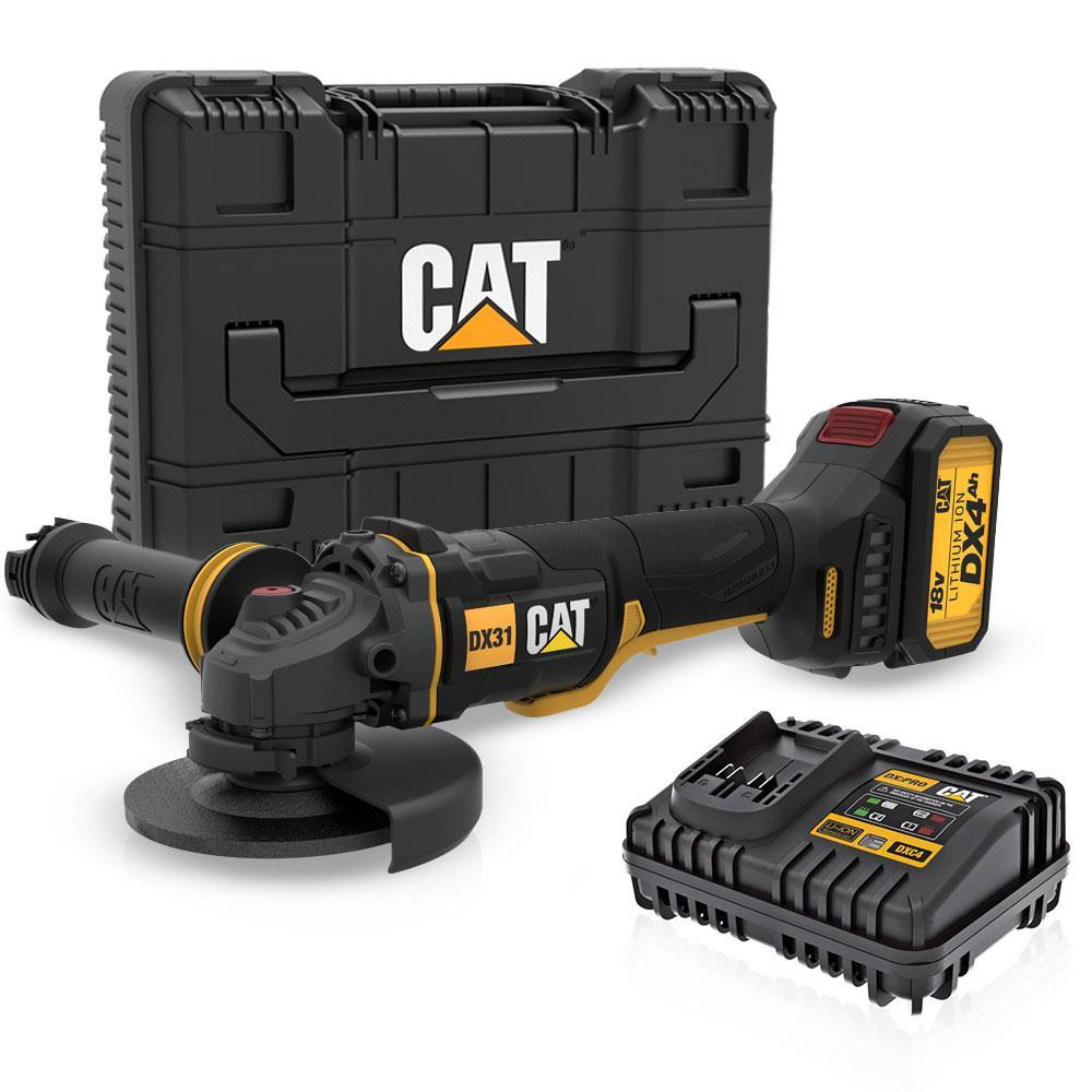 CAT DX31 18Volt/4.0Ah Li-İon Tek Akülü 115Mm Kömürsüz Profesyonel Avuç Taşlama Oto, Bahçe, Yapı Market Fiyatı