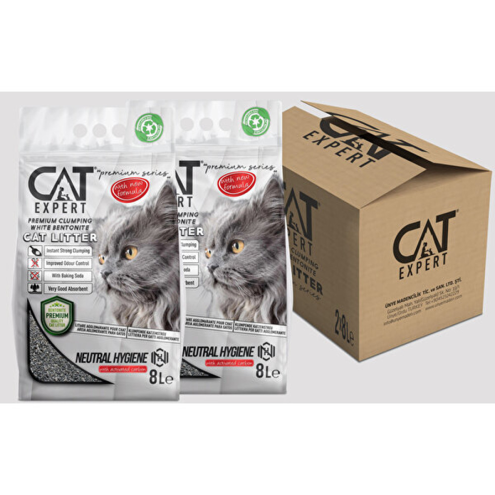CAT EXPERT Kedi Kumu Neutral Hygiene Doğal Hijyenik Topaklanan Ve Koku Hapseden Ürün 8 Lt X 2 Adet Evcil Hayvan Ürünleri Fiyatı