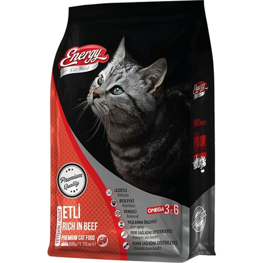 Cat Food Energy Etli Yetişkin Kedi Maması - 1 kg Evcil Hayvan Ürünleri Fiyatı