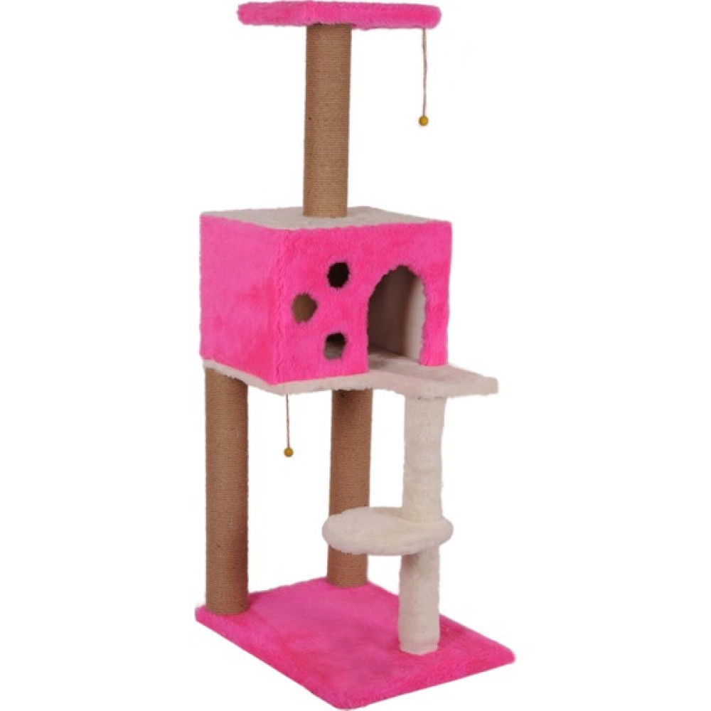 Cat Hause Kedi Tırmalama Platformlu S9 Pembe 124 cm Evcil Hayvan Ürünleri Fiyatı