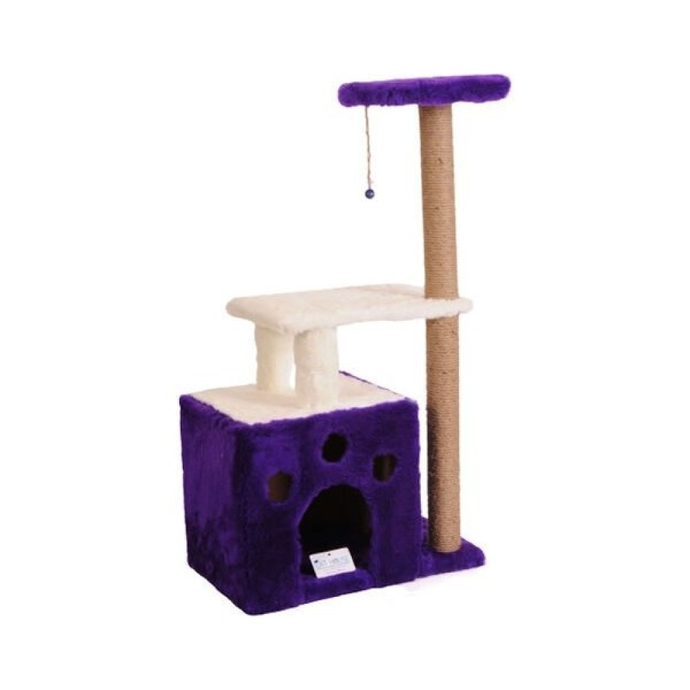 Cat Hause S02 Yuvalı Kedi Tırmalama Mor 97 cm Evcil Hayvan Ürünleri Fiyatı