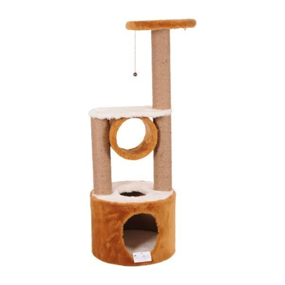 Cat Hause S05 Yuvalı Katlı Kedi Tırmalama Evi Kahverengi 112 cm Oto Boyaları Fiyatı
