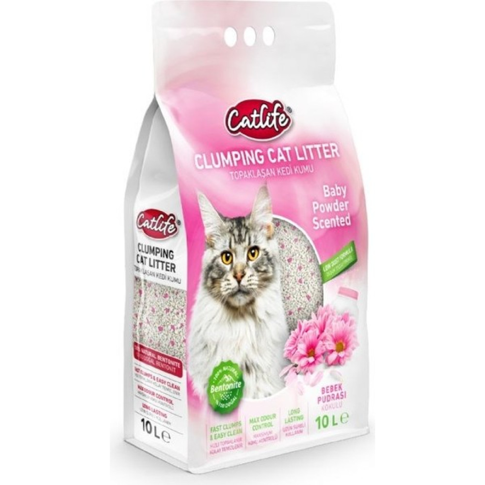 Cat Life Bebek Pudralı Bentonit Kedi Kumu 10 Lt Evcil Hayvan Ürünleri Fiyatı