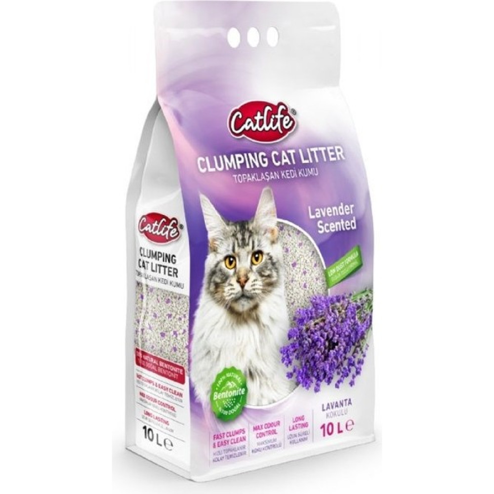 Cat Life Lavanta Kokulu Bentonit Kedi Kumu 10LT Evcil Hayvan Ürünleri Fiyatı