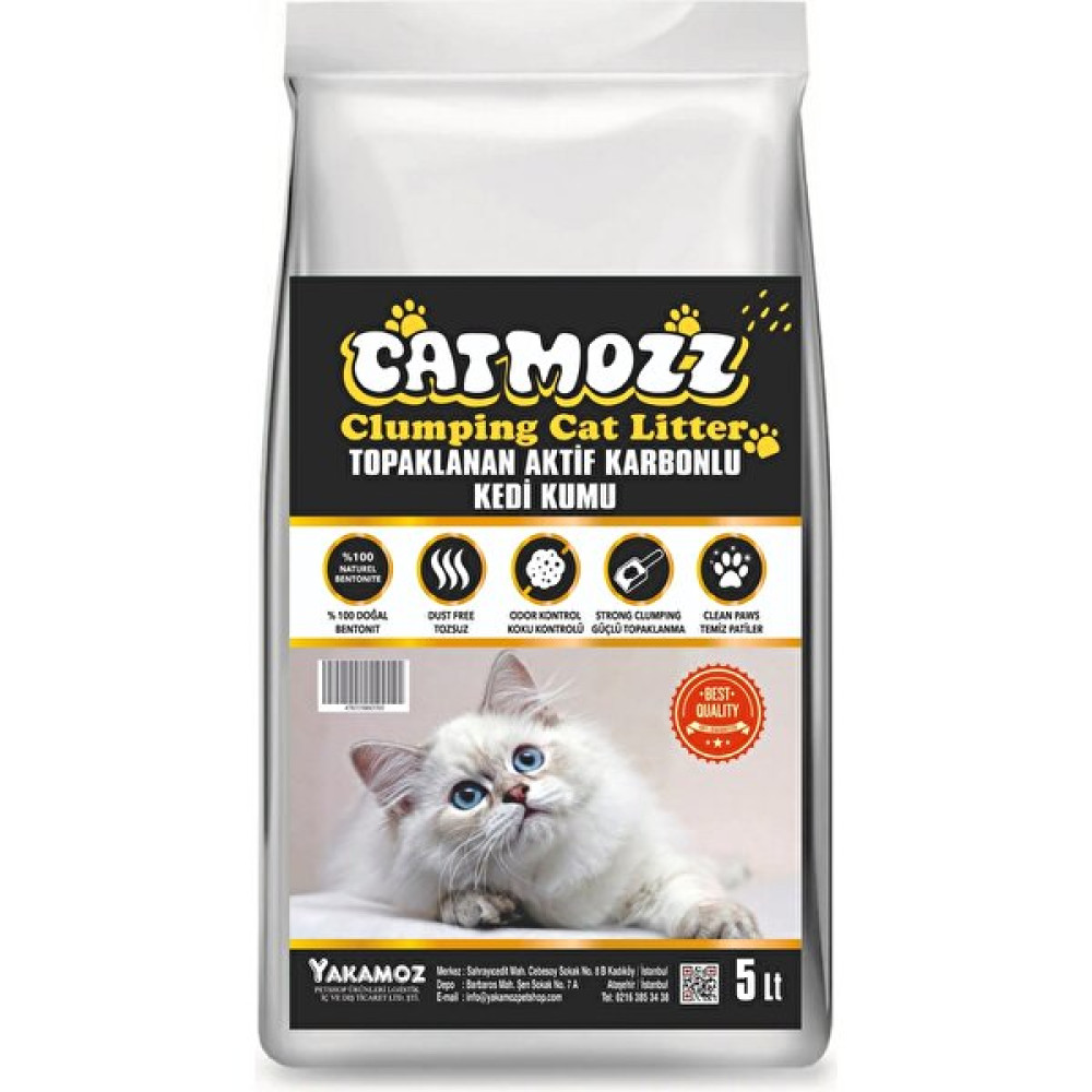 Cat Mozz Aktif Karbon (Activated Carbon) Topaklanan Kedi Kumu 5 Lt Evcil Hayvan Ürünleri Fiyatı