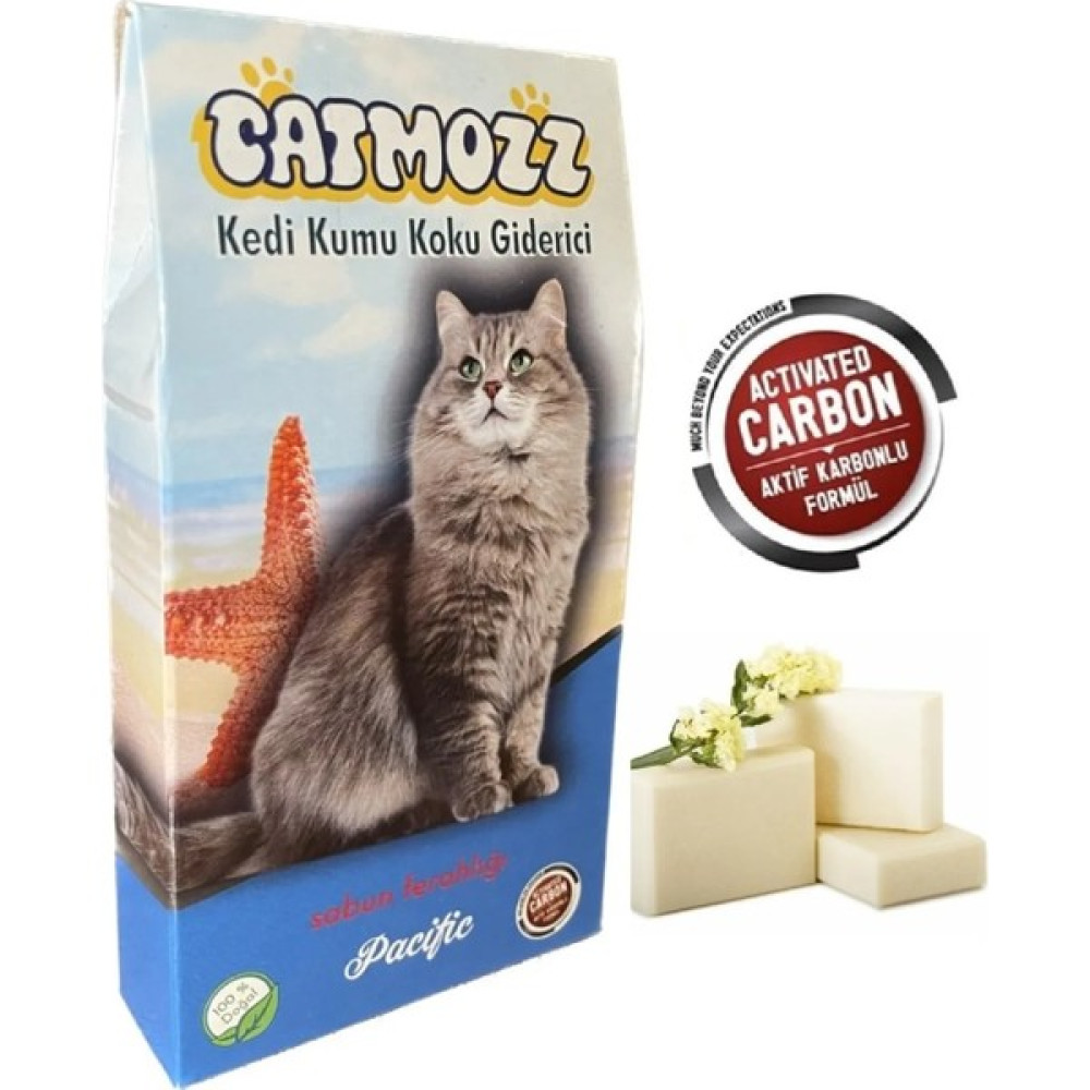 Cat Mozz Pacific Aktif Karbon Kedi Kumu Sabunlu Koku Giderici Extra Koku Kontrolü Topaklanma 30 gr Evcil Hayvan Ürünleri Fiyatı
