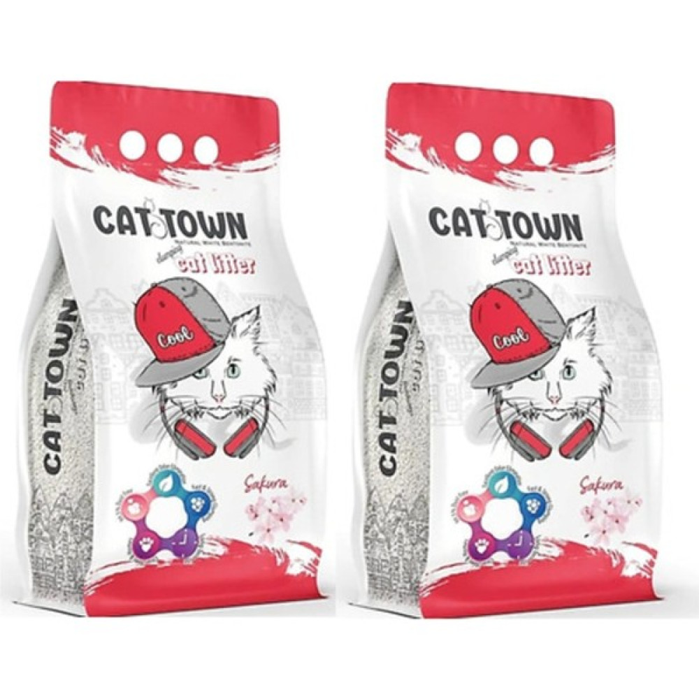 Cat Town Kiraz Çiçeği Kokulu Bentonit Ince Taneli Kedi Kumu 10 Lt x 2 Adet Evcil Hayvan Ürünleri Fiyatı