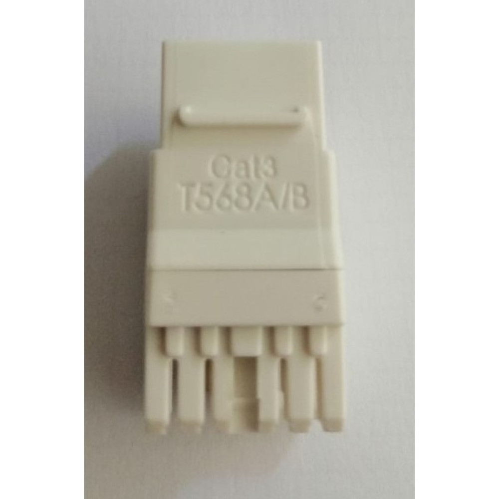 Cat3 Utp Keystone Jack RJ11 Telefon Soketi - 1 Adet Prizler Fiyatı