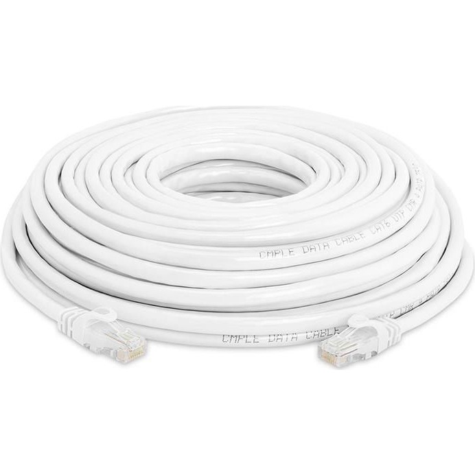 Cat6 Ethernet Internet Lan Network Patch Kablo - Fabrikasyon 15 Metre - Beyaz - 15 m SSD / Solid State Drive Fiyatı