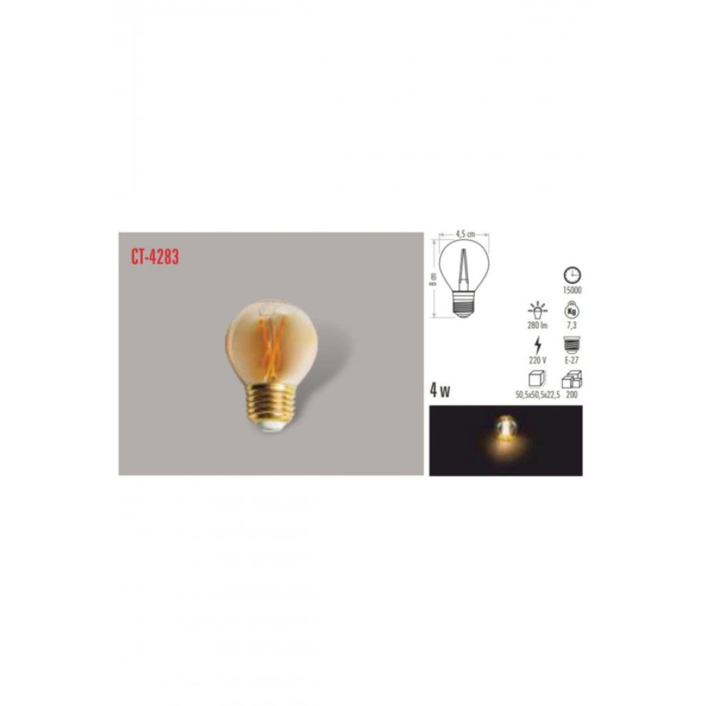 Cata 4W Rustik Led Ampul Ct-4283 Klasik Ampul Fiyatı