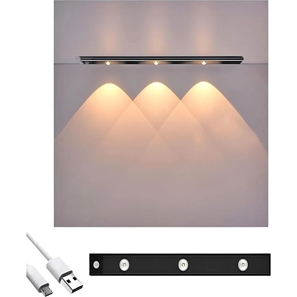 Cata CT-2464 Bella Slim Cabinet 3 Renk Modlu, Şarjlı, Sensörlü - 6500K - Beyaz Armatür Fiyatı
