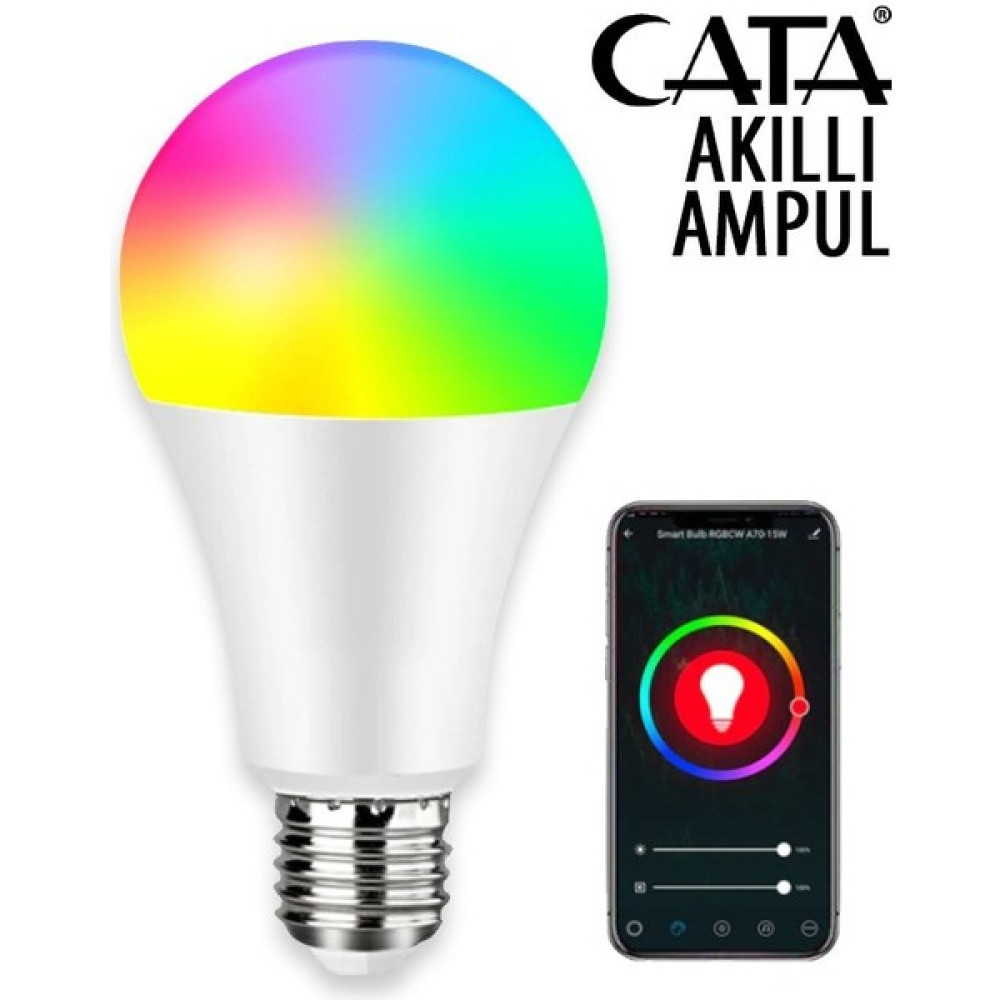 Cata CT-4000 9W Akıllı LED Ampul E27 16 Milyon Renk - RGB Led Aydınlatmalar Fiyatı