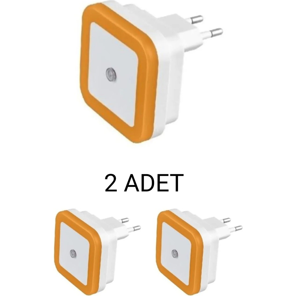 Cata CT-9500 Fotoselli LED Gece Lambası 1W Amber - 2’li Paket - Turuncu Gece Lambası Fiyatı