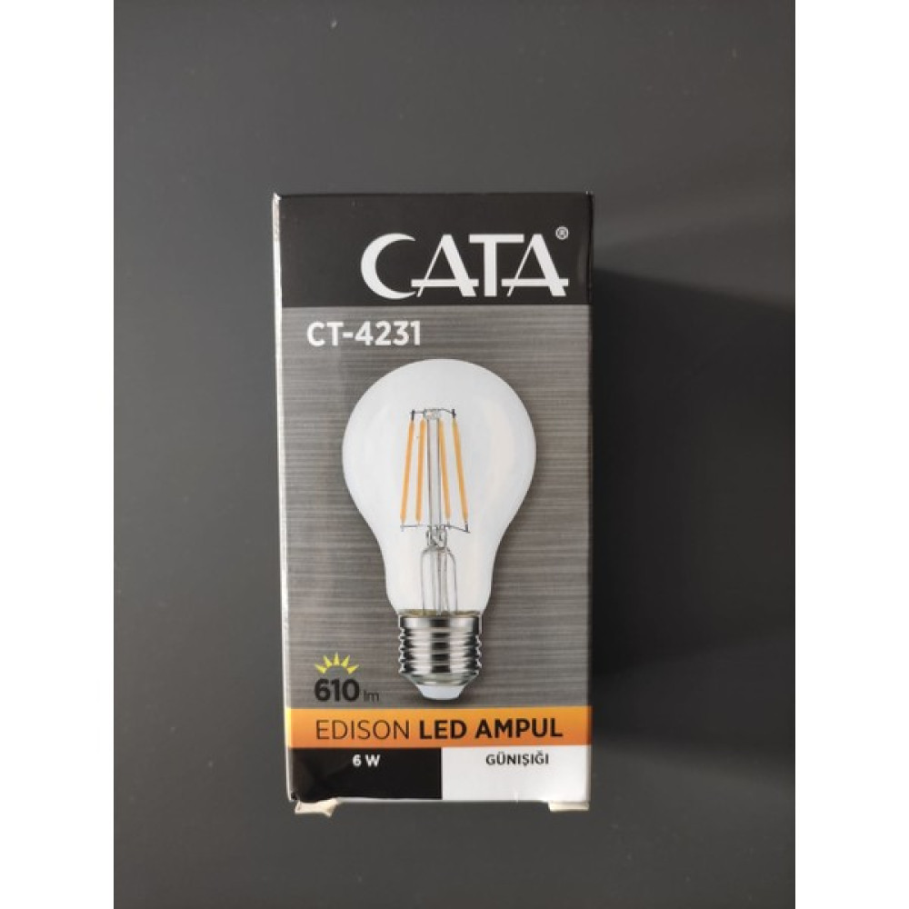 Cata Saya Dizayn Cata Edison LED Ampul CT-4231 - 1 - 10 W - Gün Işığı Tasarruflu Ampul Fiyatı