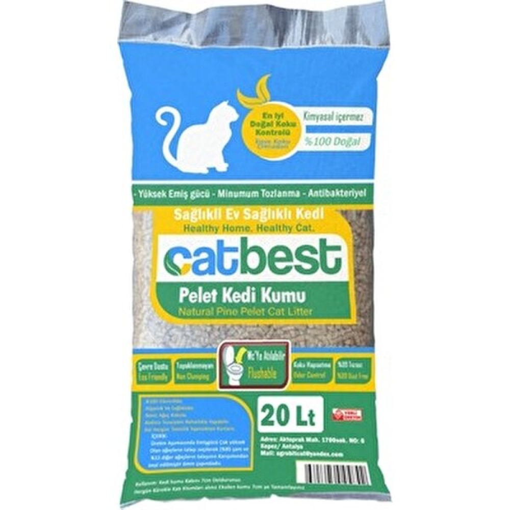 Catbest Cat Pellet Çam Peleti Kedi Kumu 20 Lt Evcil Hayvan Ürünleri Fiyatı