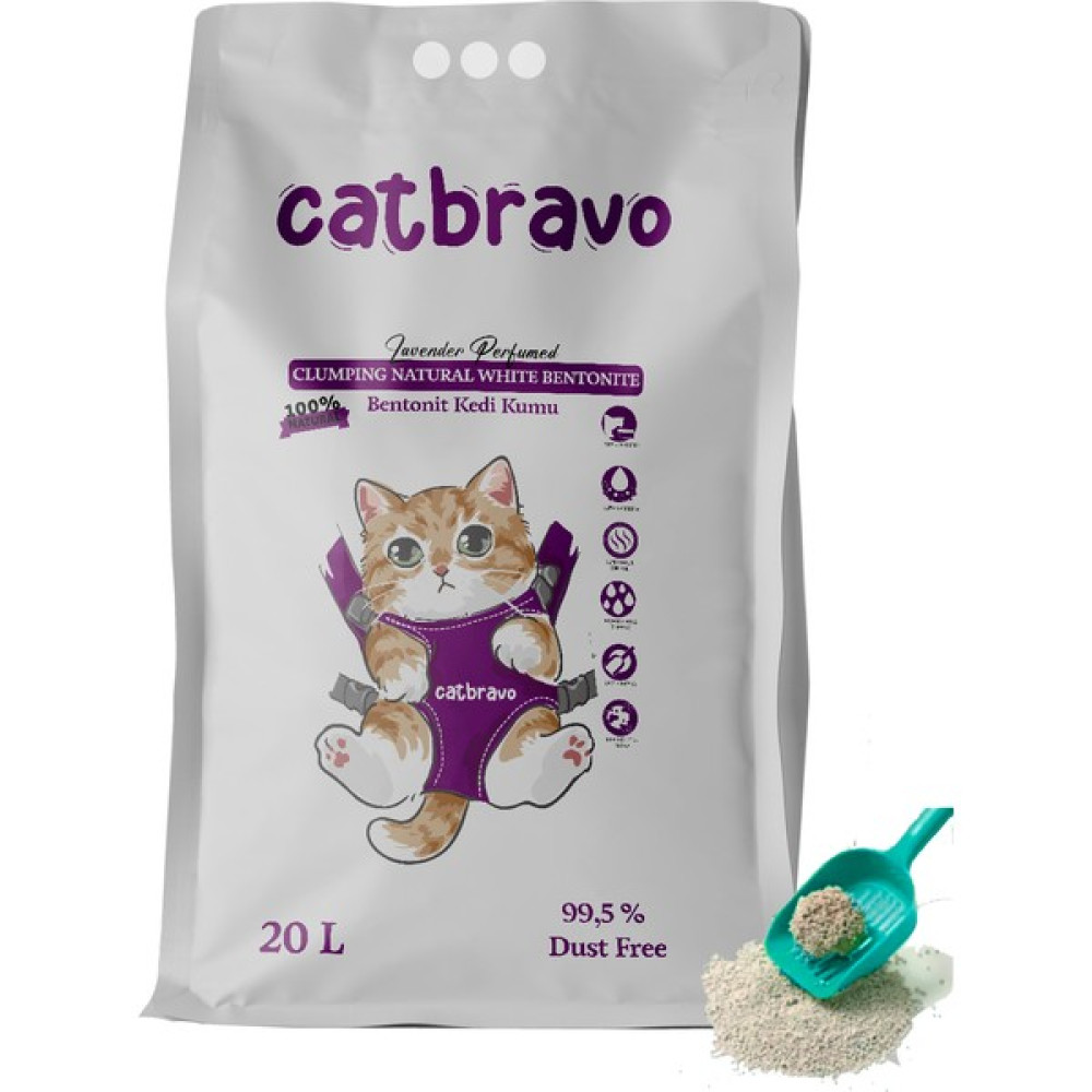 Catbravo Lavanta Kokulu Kedi Kumu 20 Litre Evcil Hayvan Ürünleri Fiyatı