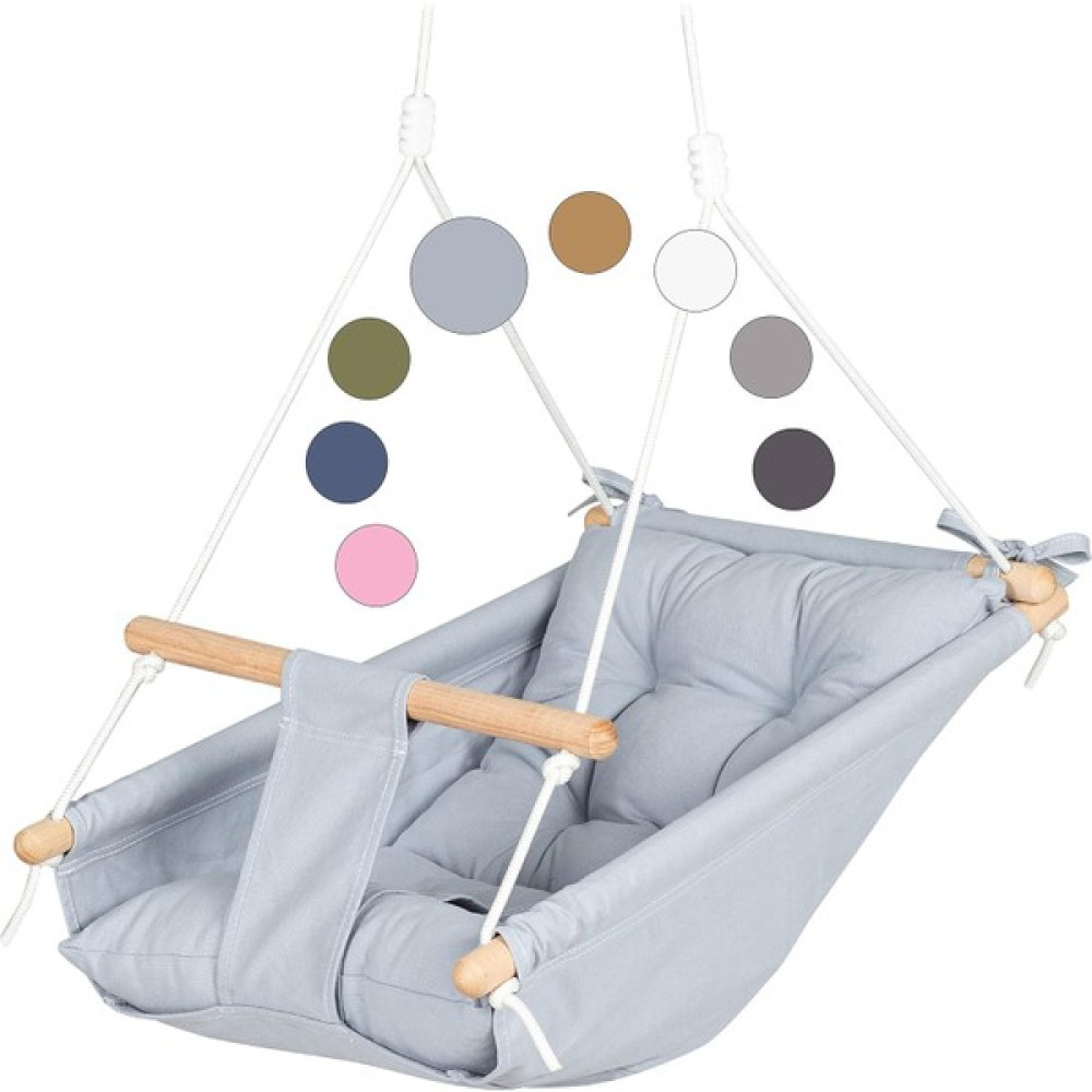 CaTeam Cateam-Swing-Hammock Çocuk Bezi, Sandalye Salıncağı, Asma Ahşap Bebek Oyuncakları Fiyatı
