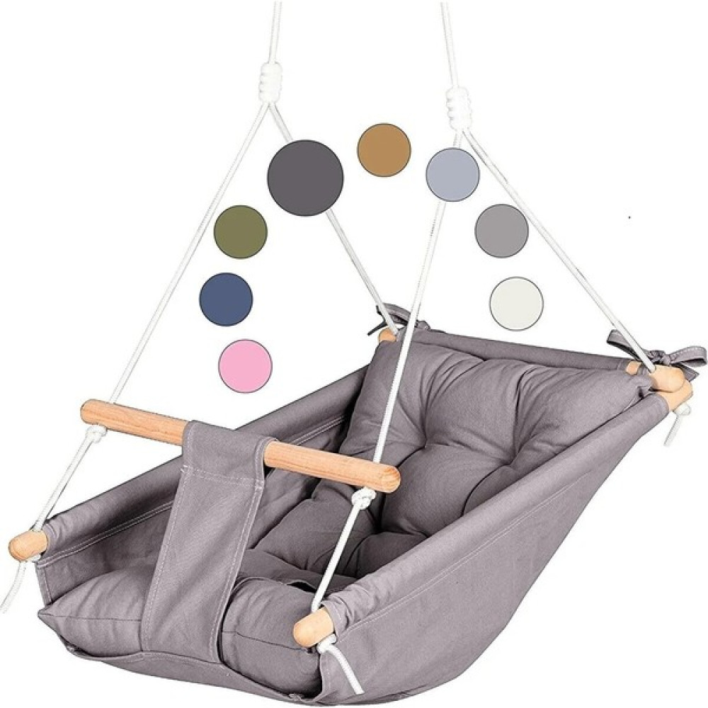 CaTeam Swing-Hammock Çocuk Bezi Sandalye Salıncağı Asma Ahşap Bebek Oyuncakları Fiyatı