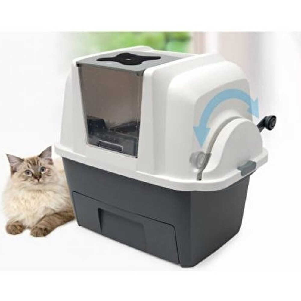 Catit Smart Sift Otomatik Kedi Tuvalet Kabı Gri Beyaz 66X48X63 - 65 x 45 cm Evcil Hayvan Ürünleri Fiyatı