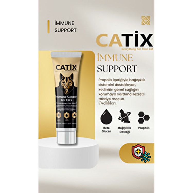 Catix Immunecat Propolisli Macun 100 ml Kedi Ödülleri ve Vitaminleri İçin Lezzetli Destek Diğer Fiyatı