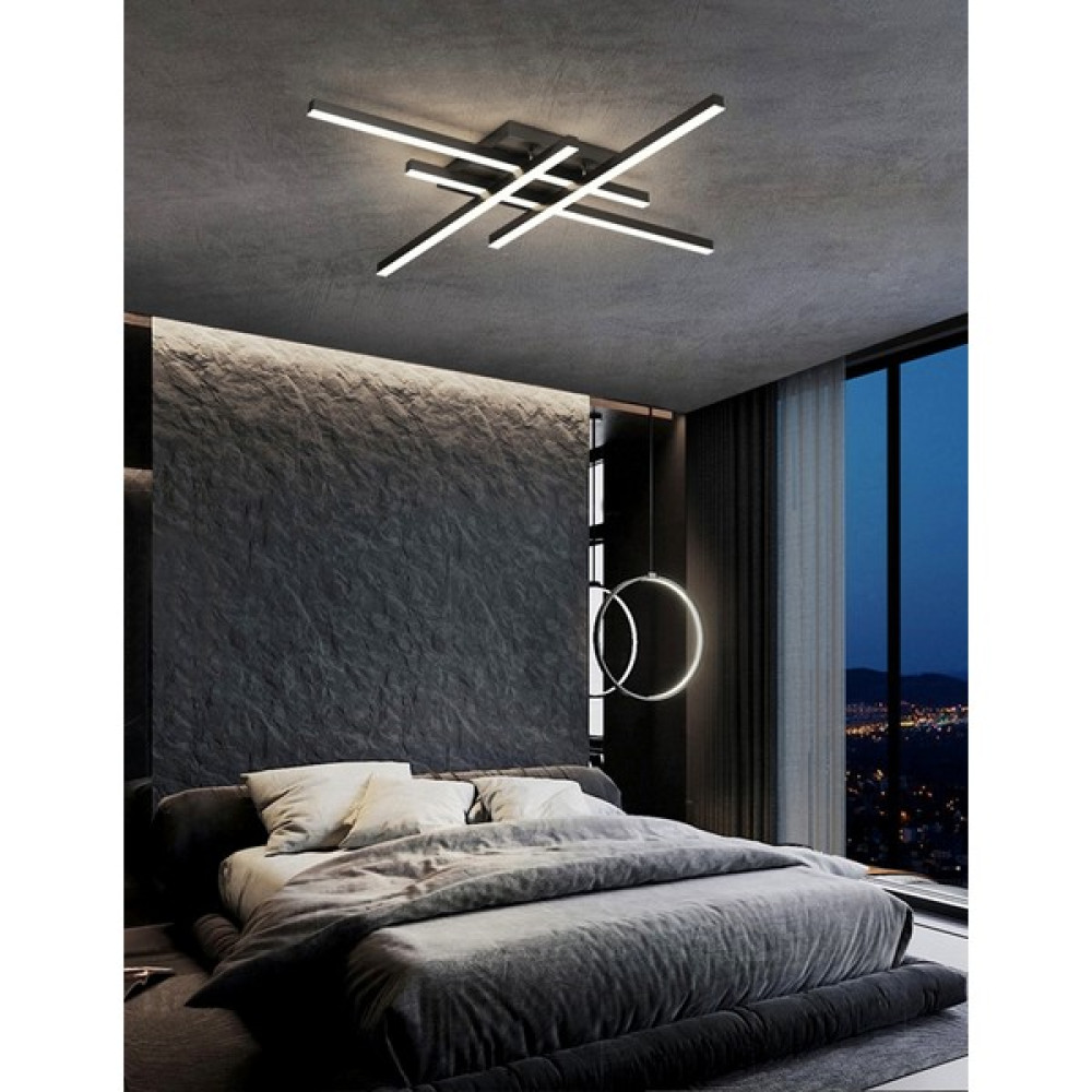 Catluz Antrasit 3 Işık Rengi #2 LED Tavan Lambası,avize,modern Aydınlatma,dekoratif Işık Avize Fiyatı