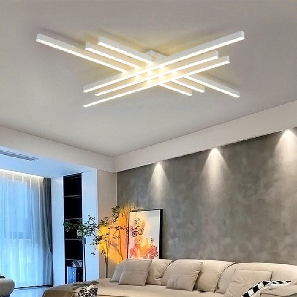 Catluz Beyaz 3 IŞIK RENGİ #3 LED Tavan Lambası,avize,modern Aydınlatma,dekoratif Işık Avize Fiyatı