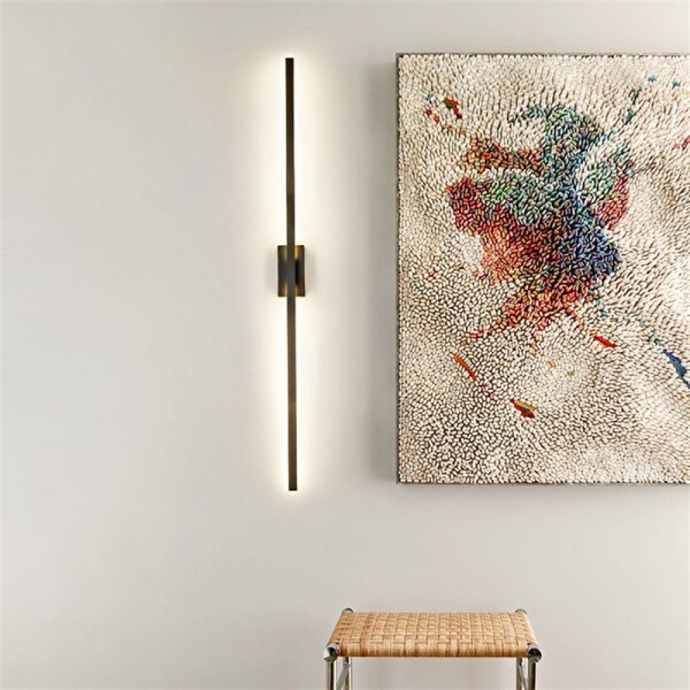 Catluz Duvar Aydınlatması,çubuk Aplik,lamba,modern LED 70 cm Q16MM SİYAH-6500K - 6500K - Siyah Aplikler Fiyatı