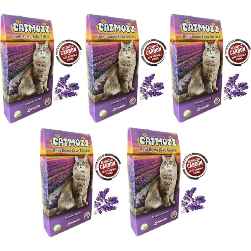 Catmozz Lavander Aktif Karbon Kedi Kumu Lavantalı Koku Giderici 30 gr 5 Adet Evcil Hayvan Ürünleri Fiyatı
