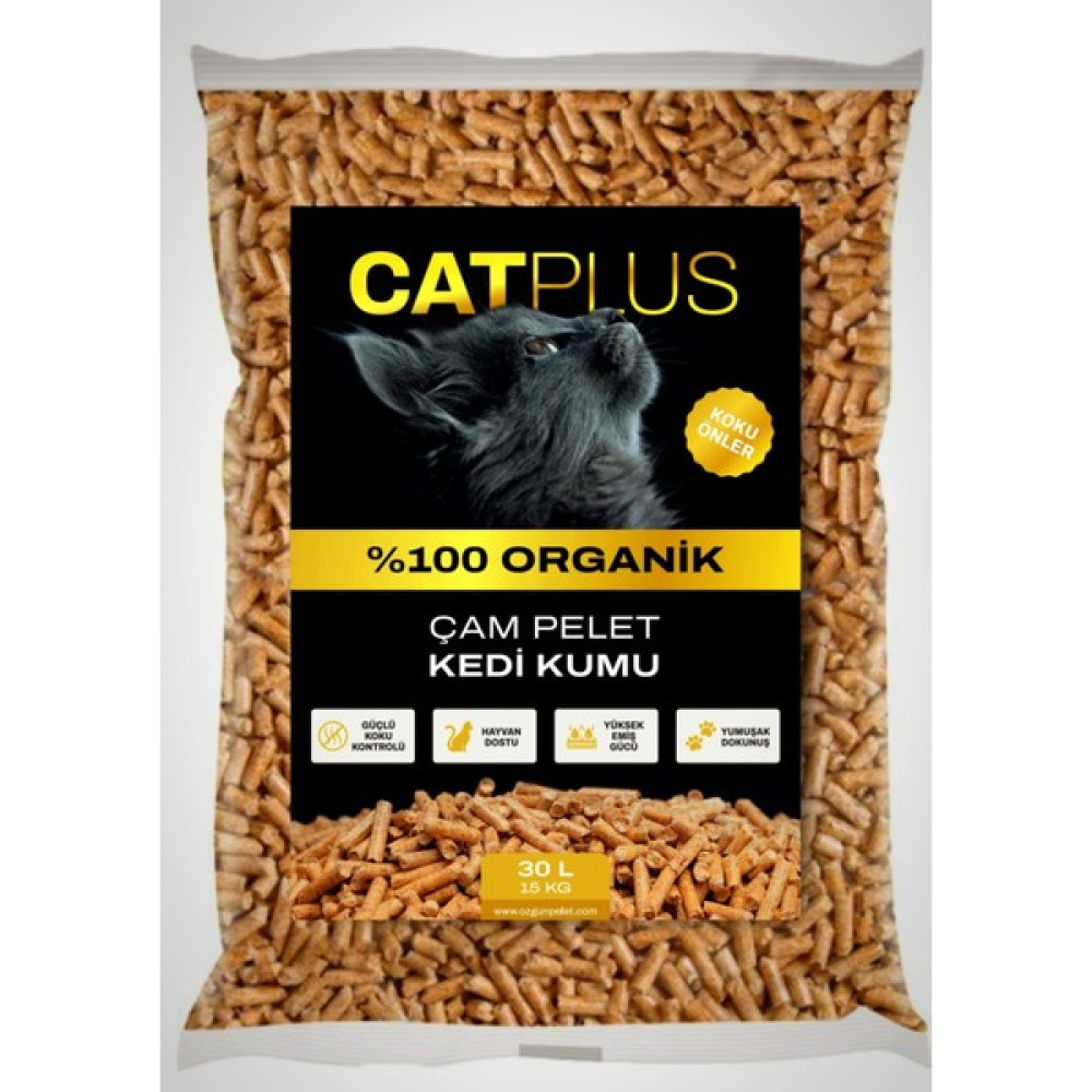 Catplus Kedi Kumu Organik Çam Peleti 30LT (15KG) Evcil Hayvan Ürünleri Fiyatı