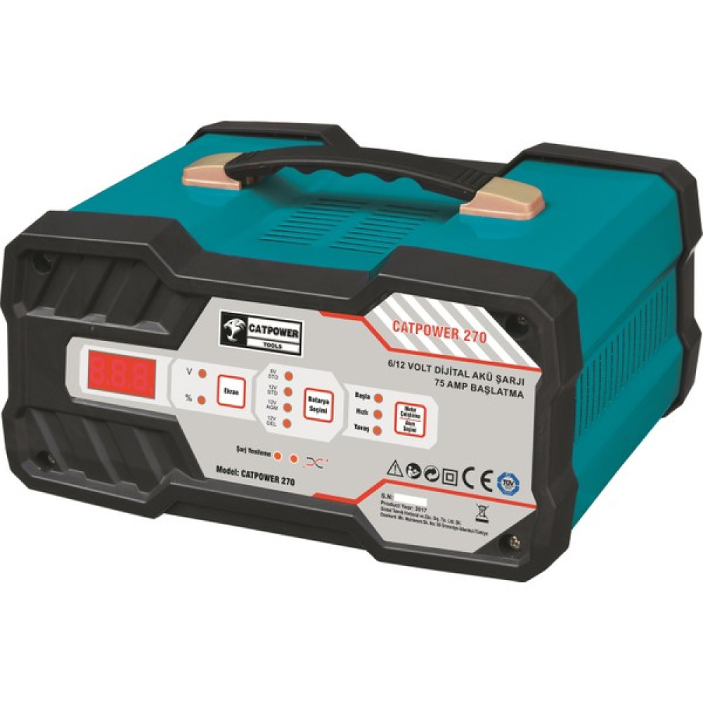 Catpower-270- Akü Şarj Cihazı 6-12V ,Otomatik Akü Şarj Edici Fiyatı