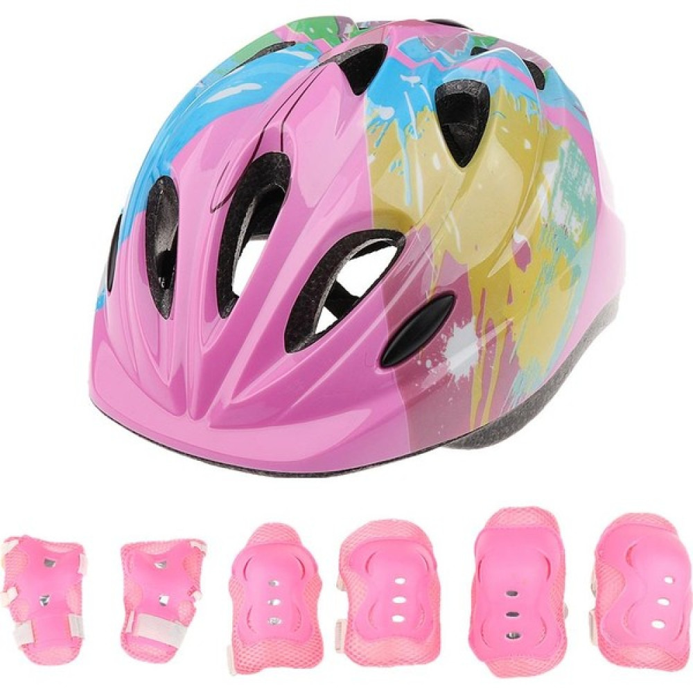 Catrne 7 Adet Çocuk Paten Bisiklet Kask Ekipmanı Pembe (Yurt Dışından) Bisiklet Aksesuarları Fiyatı